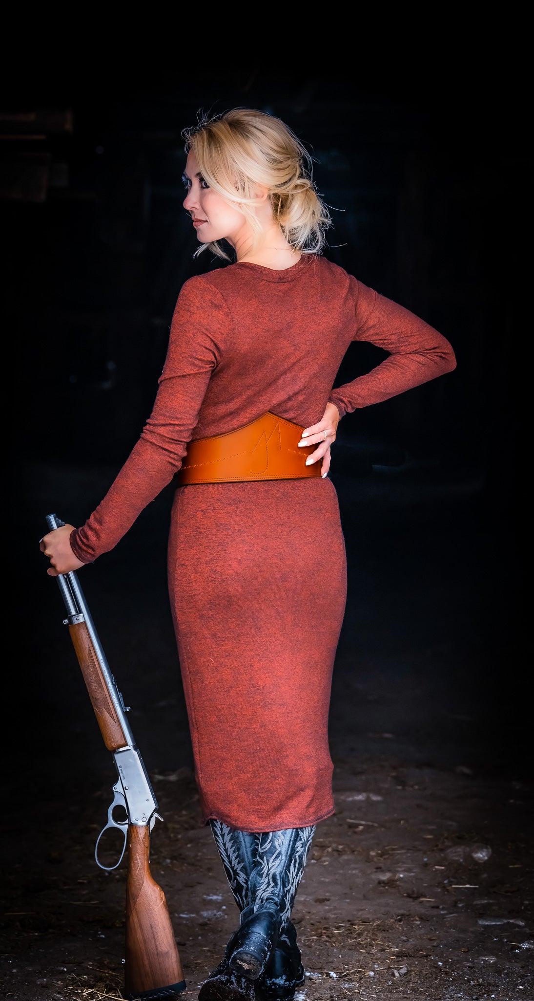 Handcrafted English Bridle Leather Corset Belt